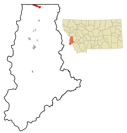 Location of Florence, Montana