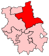 A large constituency, located in the northeast of the county.