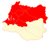 Location in the Los Ríos Region