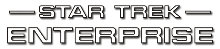 Star Trek: Enterprise logo.