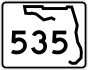 State Road 535 marker