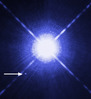 Star Sirius A with white dwarf companion Sirius B