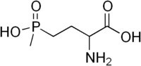 Skeletal formula of glufosinate