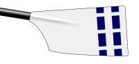 Image showing the rowing club's blade colours