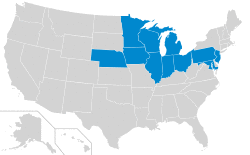 Big Ten Conference locations