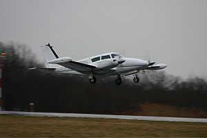 Piper PA-30 Twin Comanche landing.jpg