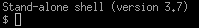 Screenshot of the sash shell