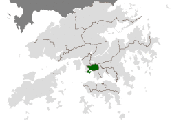 Location of Sham Shui Po within Hong Kong