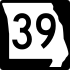 Route 39 marker