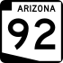 State Route 92 marker