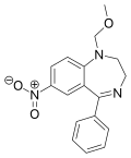Motrazepam structure.svg