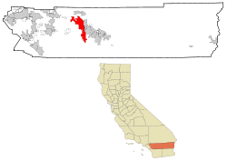 Location within Riverside County