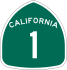 California State Route 1 shield
