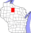 State map highlighting Price County