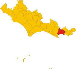 Formia within the Province of Latina