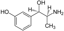 Metaraminol Structural Formulae.png