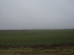 Much of Allen Township is wide, flat farmland