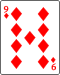 9 of diamonds