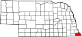 State map highlighting Richardson County