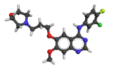 Gefitinib 3D ball-and-stick 3UG2.png