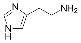 Histamine structure diagram