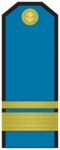 Rank insignia of Старшина of the Bulgarian Air forces.png
