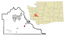 Location of Rainier, Washington