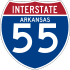 Interstate 55 marker