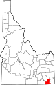 State map highlighting Franklin County