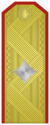 Rank insignia of Бригаден генерал of the Bulgarian Army.png