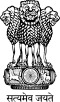 Three lions facing left, right, and toward viewer, atop a frieze containing a galloping horse, a 24-spoke wheel, and an elephant. Underneath is a motto: "सत्यमेव जयते".