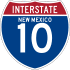 Interstate 10 marker