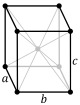 Orthorhombic, body-centered