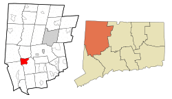 Location in Litchfield County, Connecticut
