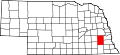 State map highlighting Lancaster County