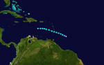1949 Atlantic tropical storm 3 track.png