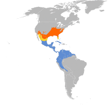 Piranga rubra map.svg