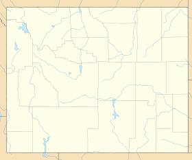 Map showing the location of Boysen State Park