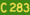 Australian Alphanumeric State Route C283.png