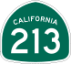 State Route 213 marker