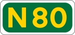 N80 road shield}}