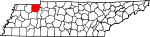 State map highlighting Henry County