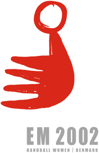 2002 European Women's Handball Championship logo.svg