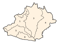 Chanchamayo districts numbered
