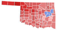 Oklahoma Senate Election Results by County, 2008.svg