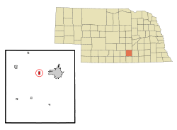 Location of Juniata, Nebraska