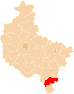 Location within the voivodeship