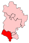A medium constituency in the southwest of the county.