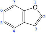 Skeletal formula with numbering convention
