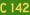 Australian Alphanumeric State Route C142.png